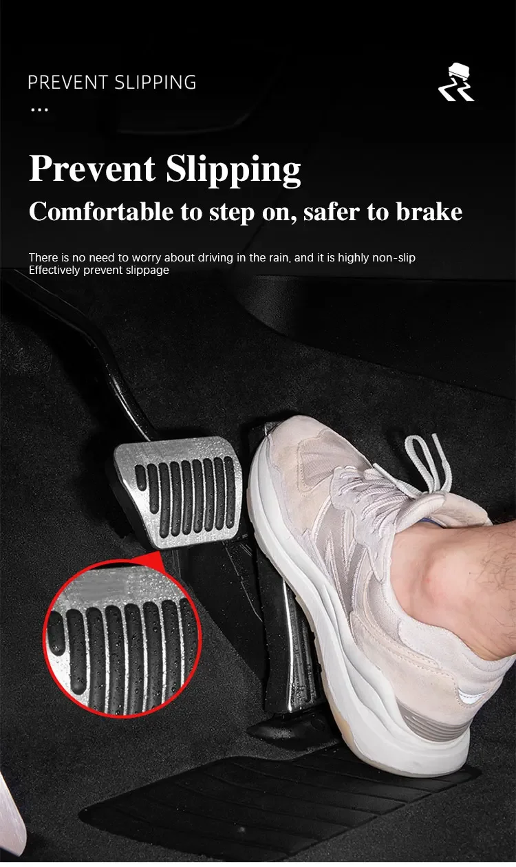Car No Drilling Pedals Cover For Peugeot 308 308S I II III T7 T9 2007~2022 Car Brake Clutch Foot Pedals Pads Covers Acessories
