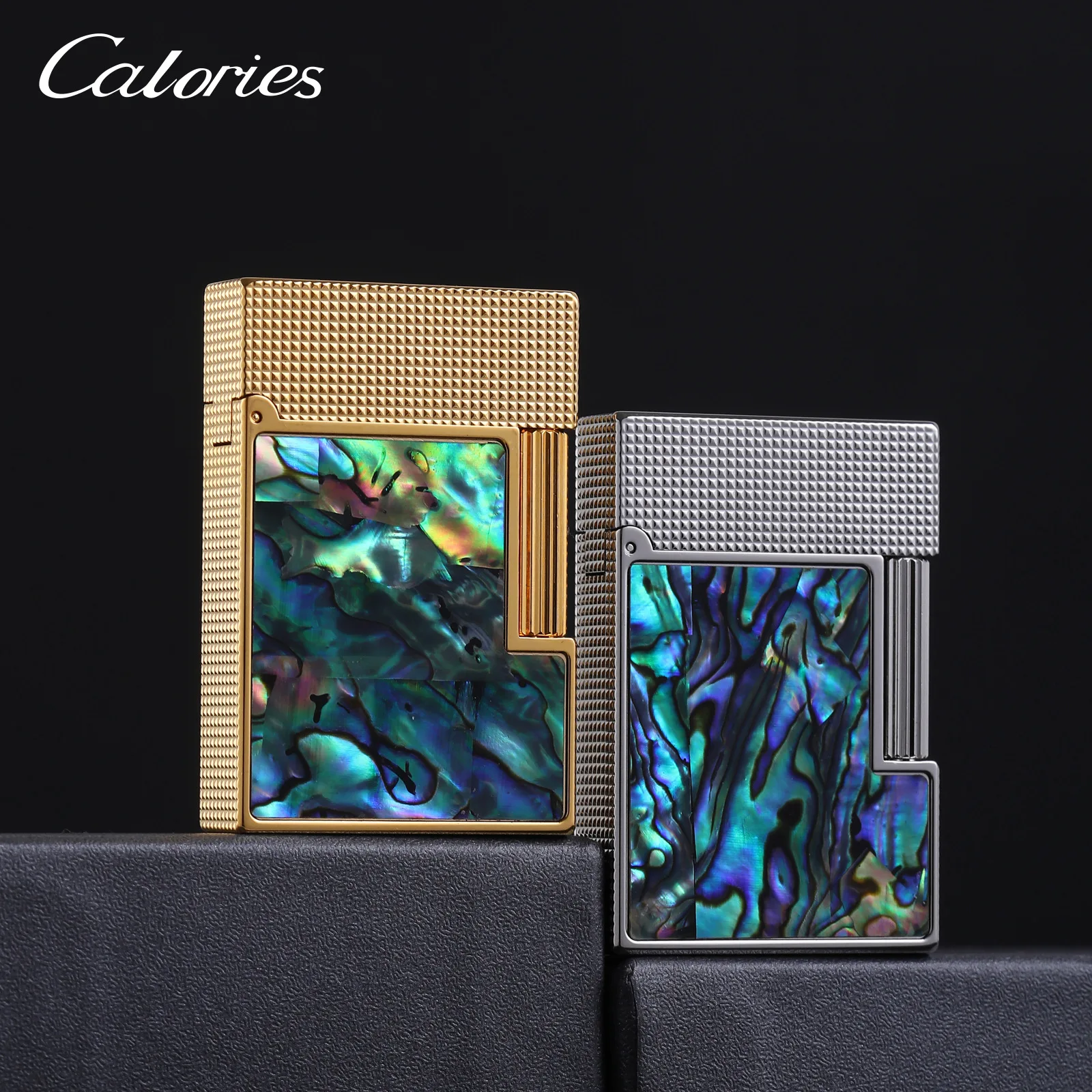 New Calu Langsheng Lighter Short Color Shell and New Color Shell High-end Men's Gift  Lighters Smoking Smoke Accesoires
