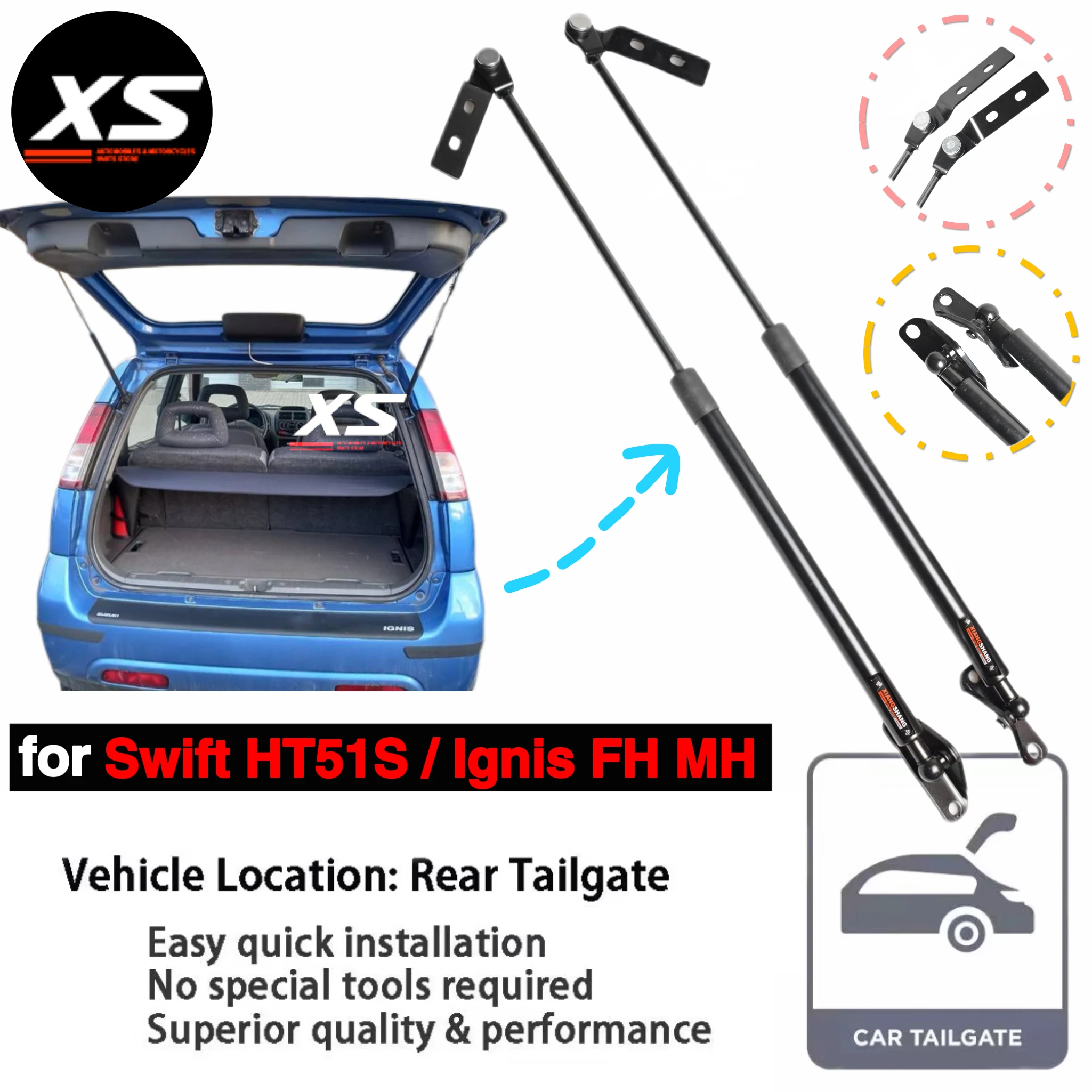 

Для Suzuki Swift HT51S / Ignis FH MH 2000-2008, Chevrolet Cruze: Амортизаторы/упоры/пружины/поршни/стойки для задней двери багажника