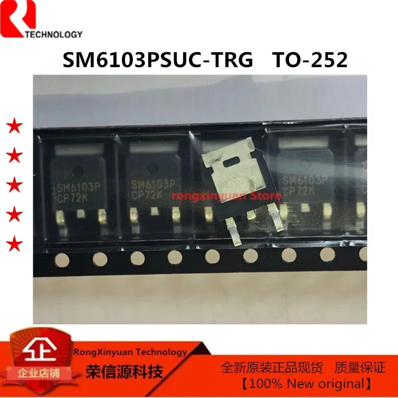 

10 pcs/lot SM6103PSUC-TRG SM6103PSUC SM6103PSU SM6103PS SM6103P SM6103 TO-252 -60V/-15A MOSFET-P 100% New original