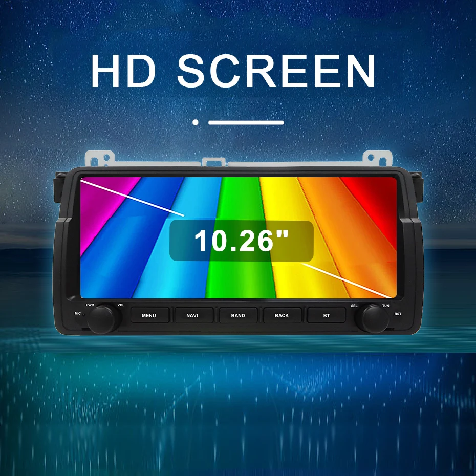 10,26 ''Multimedia Bildschirm Android 15 AUTO CarPlay Auto Radio Für BMW E46 M3 Rover 75MG ZT 1998-2006 Autoradio Navigation 2DIN BT – Detail 7