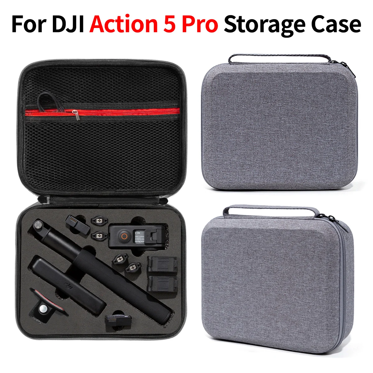 for DJI Action 5Pro/3/4 Storage Bag Clutch Box for DJI Osmo Action 5/4/3 Portable Box Action Camera Protection Box  Accessories