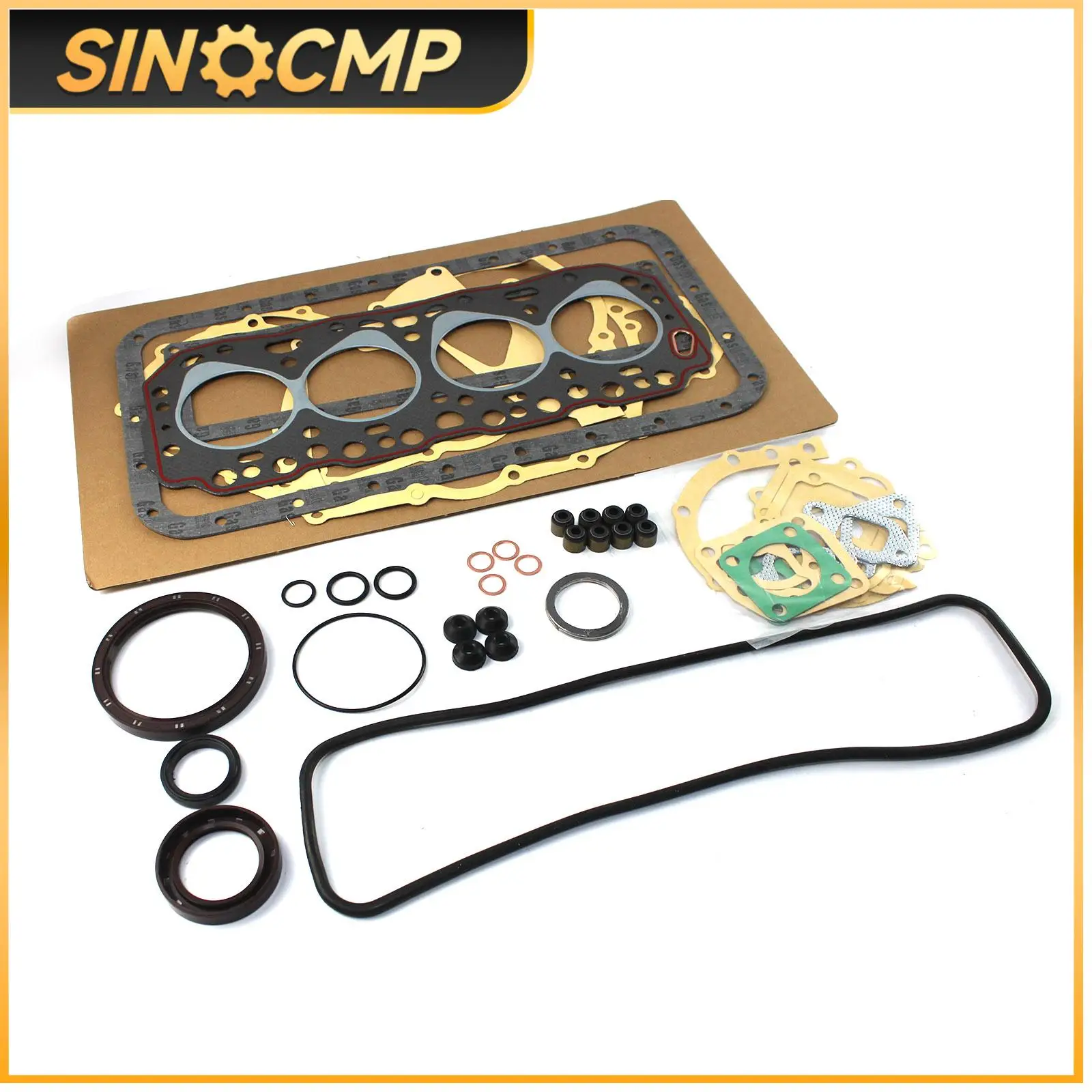 

1Set Engine Overhaul Gasket Kit For Toyota 5FD SDK8 Skid Steer Loader Forklift Truck Crane 04111-78112-71 04111-76071-71