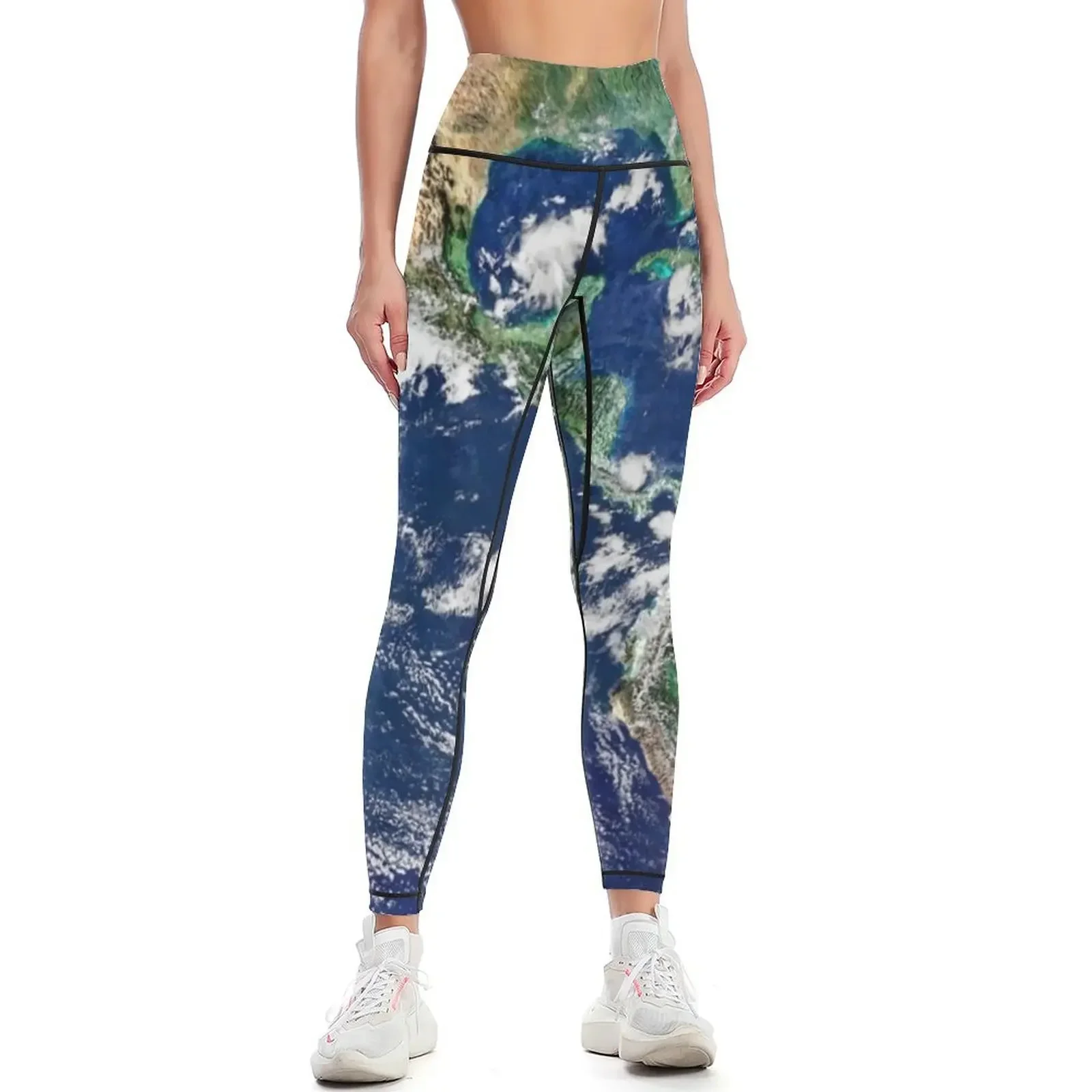 

Earth from Space Leggings sports woman gym Women's gym Jogger pants gym clothing Womens Leggings