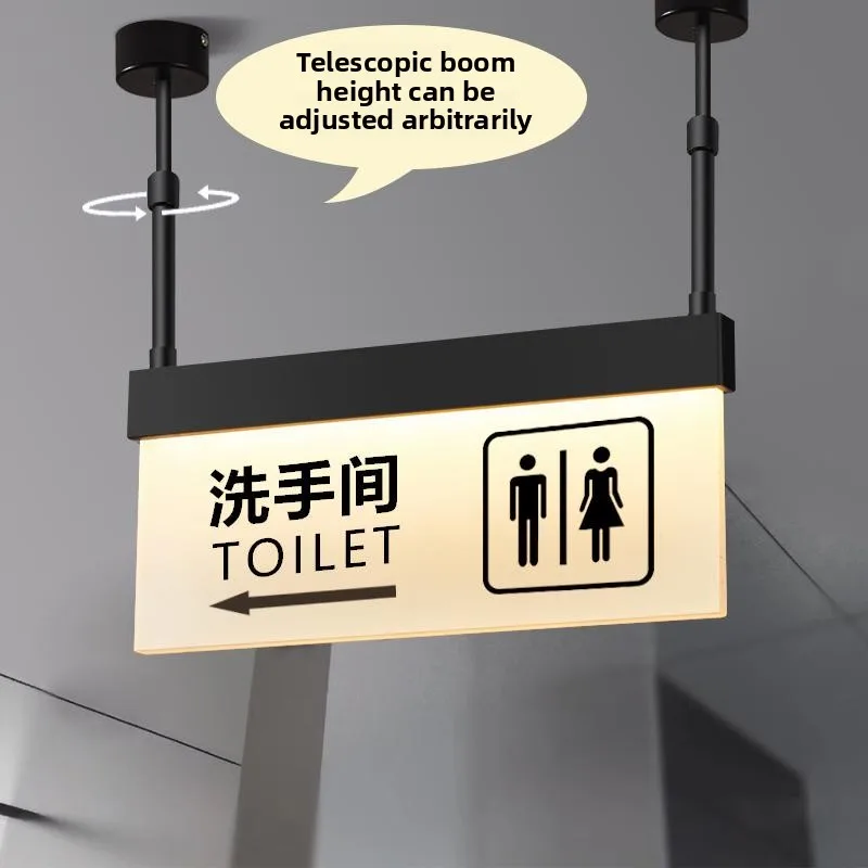 Bathroom signage Guide board Men's and women's toilets Guide board Hang tag House number