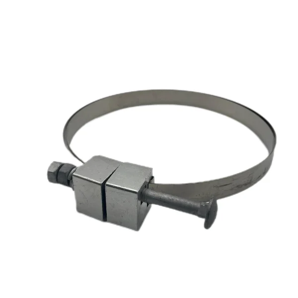 Outdoor Round and Flat Optical Fiber Cable Clamp FTTH Drop Cable Clamps