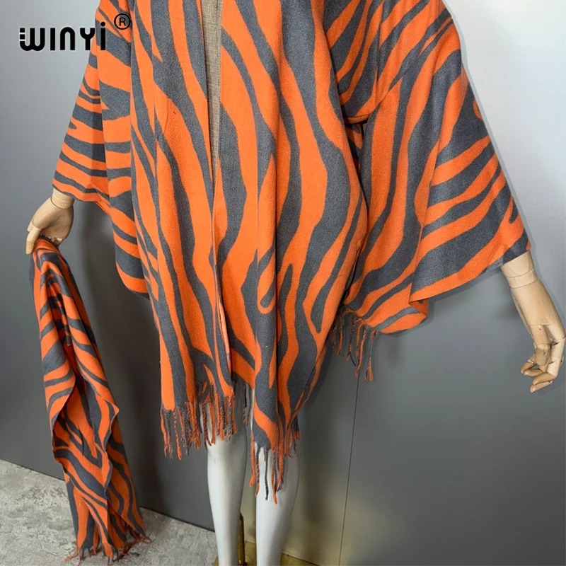 WINYI Cardigan autunnale Africa abbigliamento donna musulmana cappotti casual abaya poncho per donna mantello abito boho con cintura caftano da vacanza
