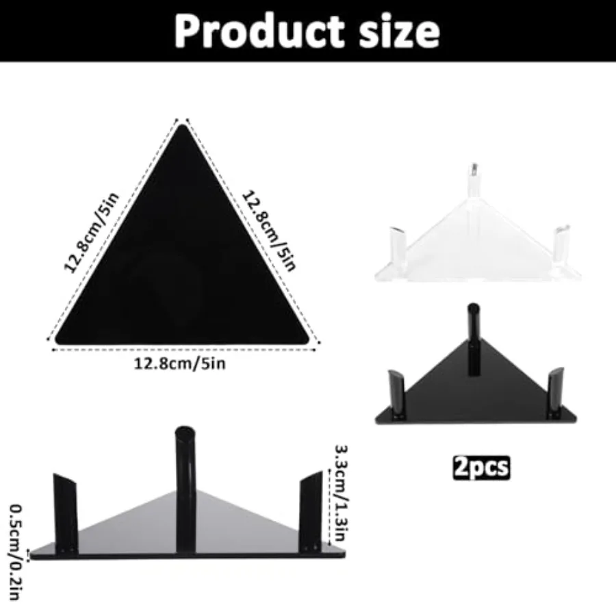 2 Pcs Basketball Stand Acrylic Ball Stand Display Holder Sports Ball Storage Display Stand for Footballs Soccer Volleyballs Dis