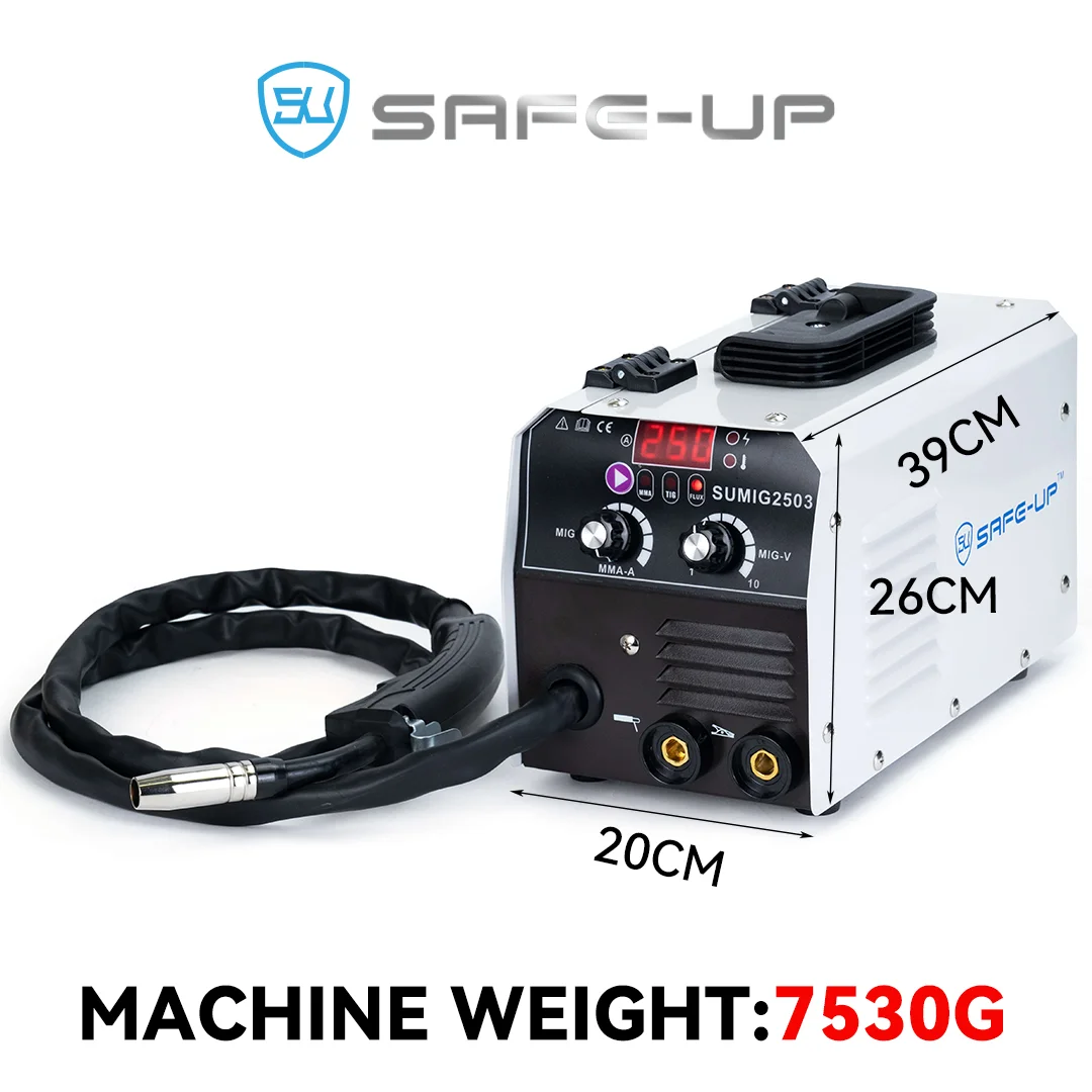 2023 Stock mig mag/mma/tig inverter igbt digital control three-in-one1kg flux wire welding machine