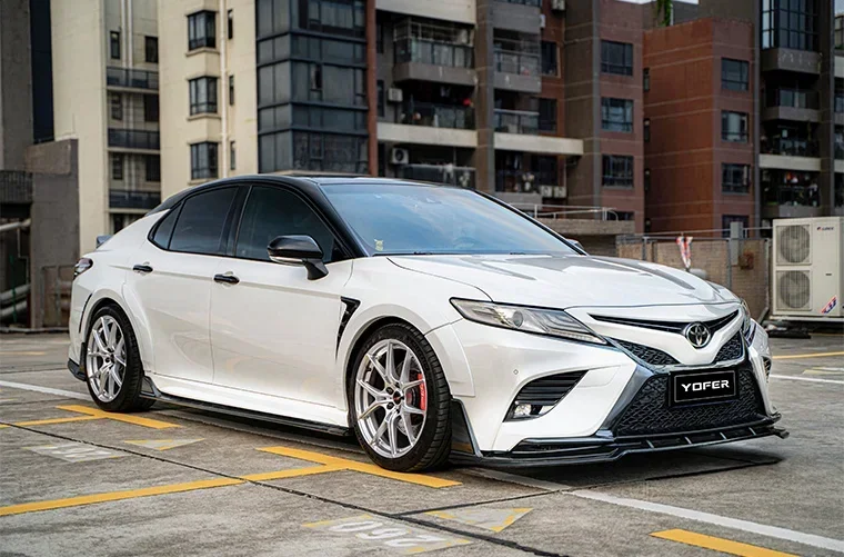 Für Toyota Camry 2018 2019 2020 2022 2023 abs schwarz vordere Stoßstange Lippe hinten Diffusor Seitens chürze Spoiler Abdeckung Body Kit