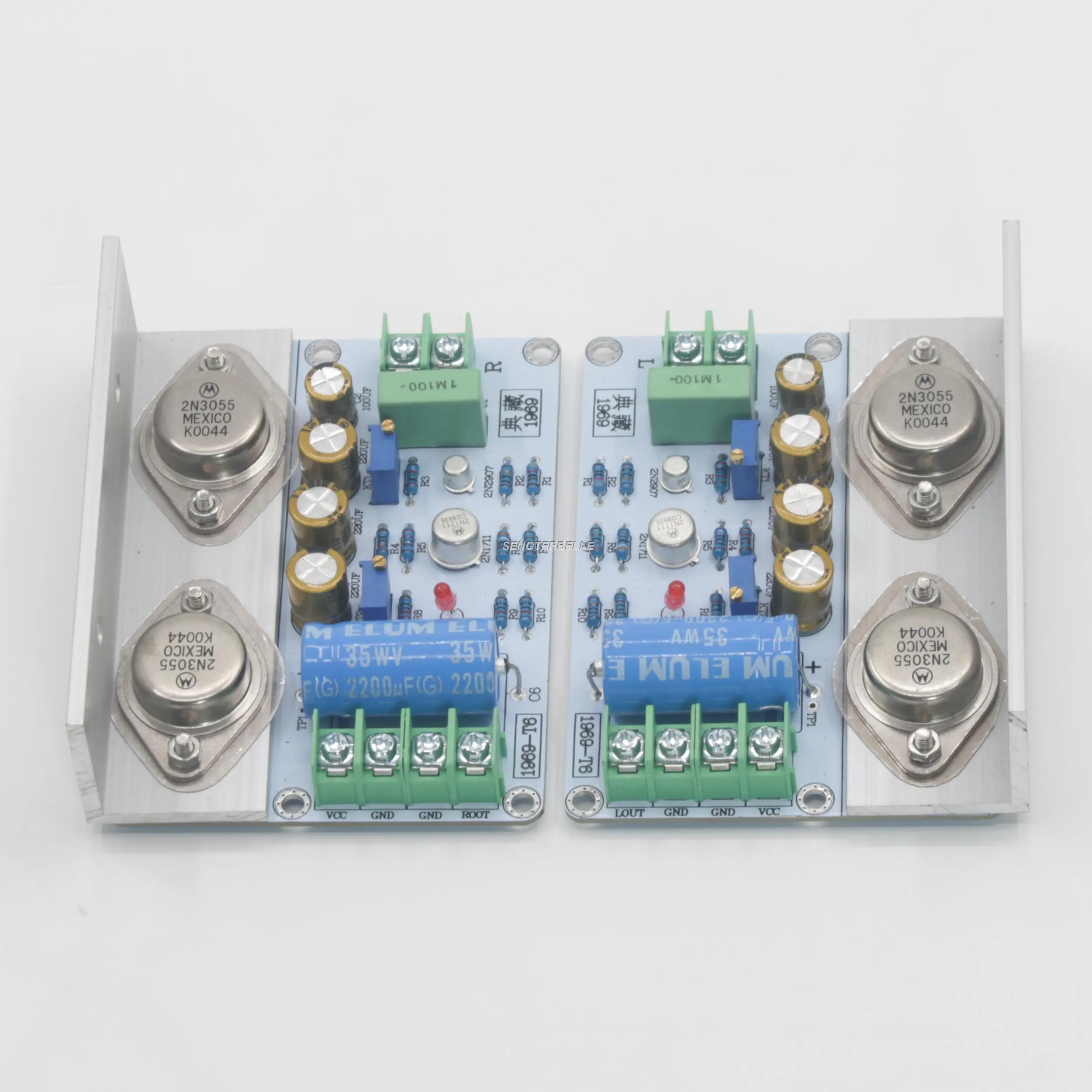 HiFi Classic HOOD JLH1969 مكبر صوت استيريو مجلس كيت 10 واط + 10 واط فئة أ أمبير المجلس