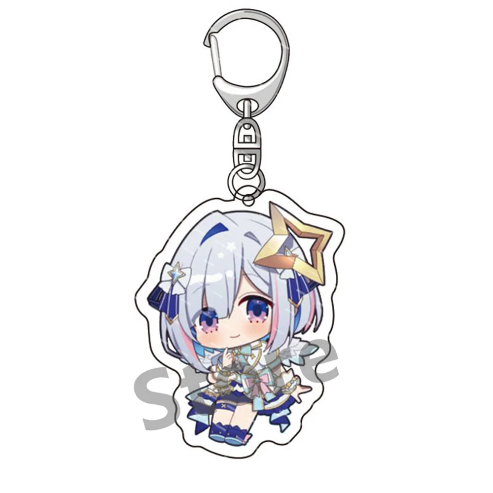 Anime Hololive Acrylic Cartoon schoolbag  Pendant Keychain For fans Friend Gifts  6cm