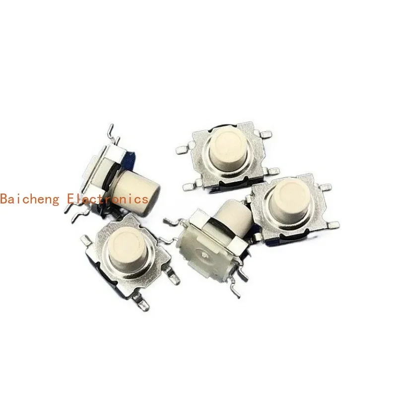 10PCS KT11P4SM patch 4-pin waterproof and dustproof touch button 6.6 * 6.4 micro switch