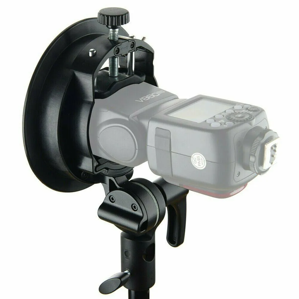 Godox S2 Bowens Mount Flash S-type Holder Bracket Handheld Grip for Godox V1 V860II AD200 AD400PRO Speedlite Flash Snoot Softbox