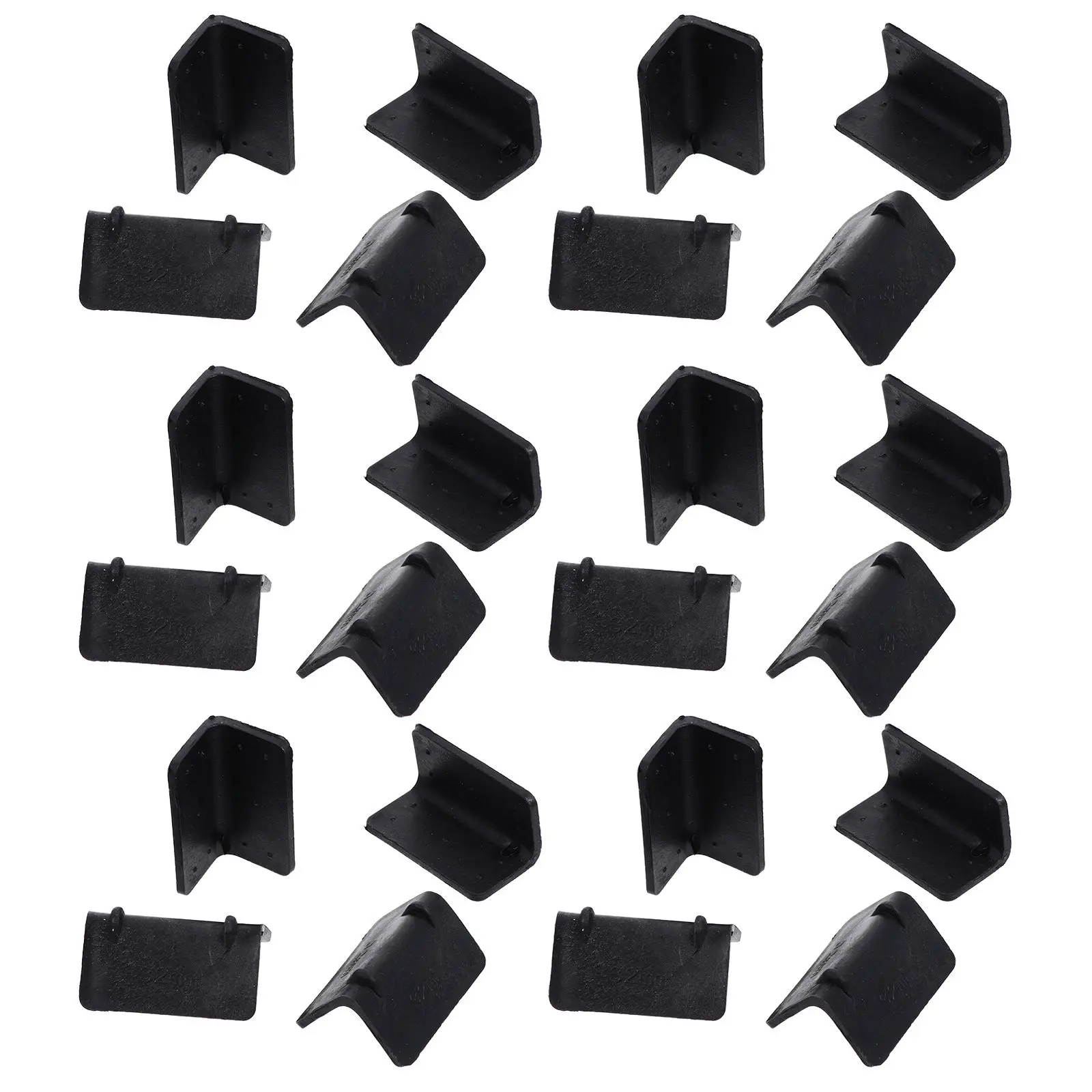 100Pcs Plastic Corner Protectors Heavy Duty Corner Guards Protection Strap Tie Down Support Load Pallet Protector