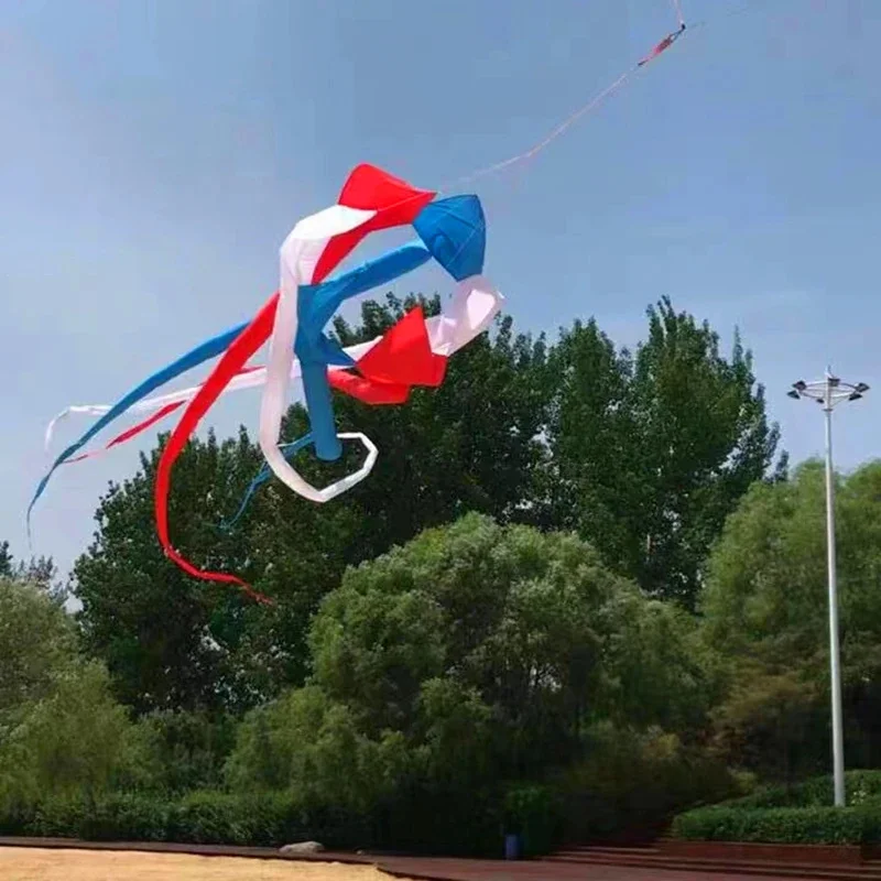 600cm arco-íris pipas windsock kite carretel voador ripstop náilon pipa diversão ao ar livre brinquedos esportivos profissional pipa ao ar livre parapente