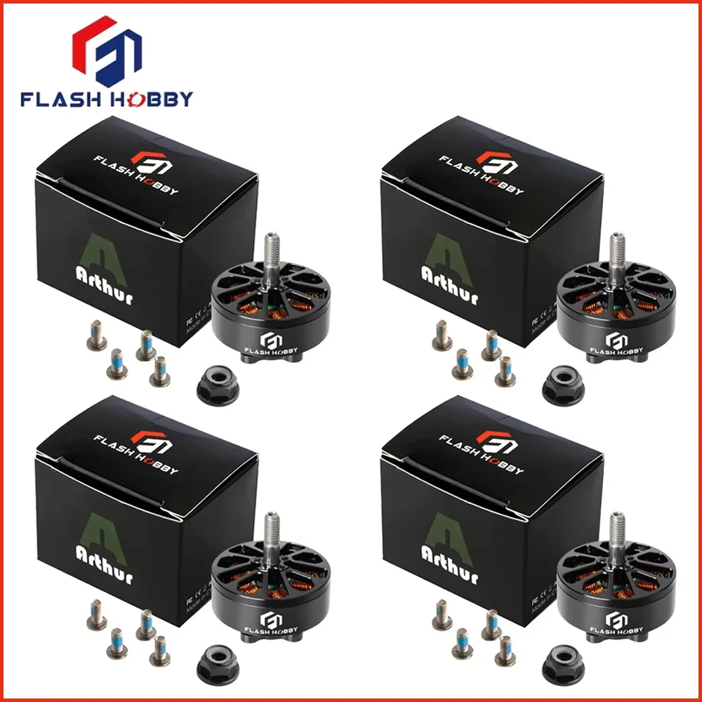

4pcs/lot FlashHobby Flash Hobby A2808 2808 KV1100 1100KV 6S Brushless DC Motor