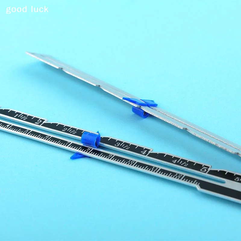 Answer1pc Metal Sliding Guage, Sewing Measuring Tool, Sewing Guage For Quilting And Sewing, Sewing Accessories, Sewing Notions