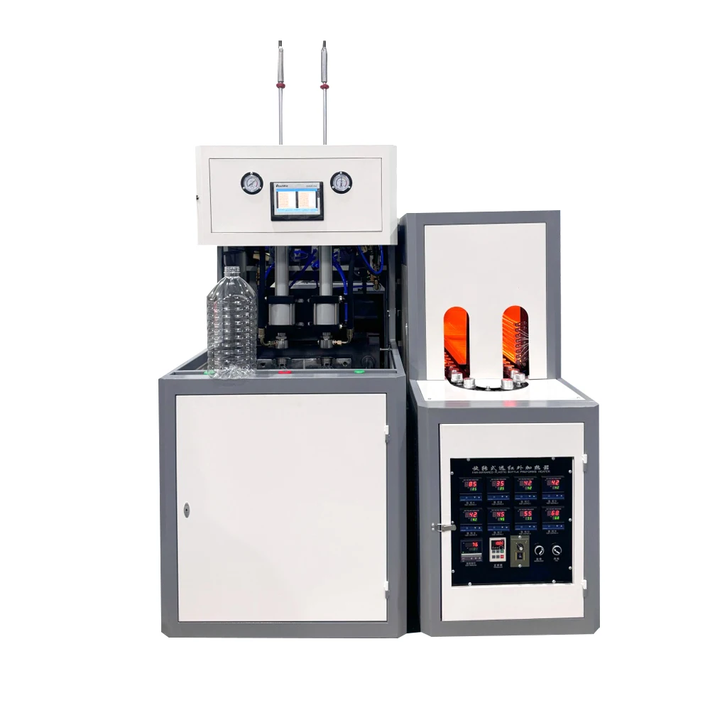 

Customized Factory Direct Price Semi Automatic Plastic Bottle Making Machine 3 Liter 4Liter Water Bottle Making PET Bottle Blow