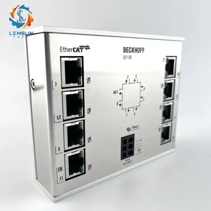 

В НАЛИЧИИ Новые промышленные сетевые компоненты Beckhoff Cu1128 | Инфраструктурный 8-портовый коммутатор, EtherCAT, 100 Мбит/с, 24 В DC