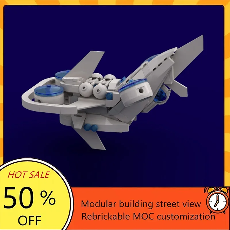 

287PCS Popular Space War Movie Model MOC Building Bricks Hovership Modular Technology Gifts Holiday Assemble Children Toy Suit