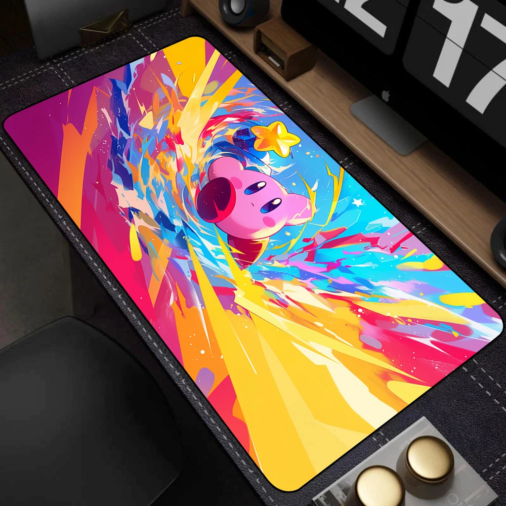 

K-Kirbys Mousepad New Arrivals Large Gaming Mousepad Gamer Mouse Pad Size For Keyboards Mat Natural Rubber Anime Kawaii Deskmat