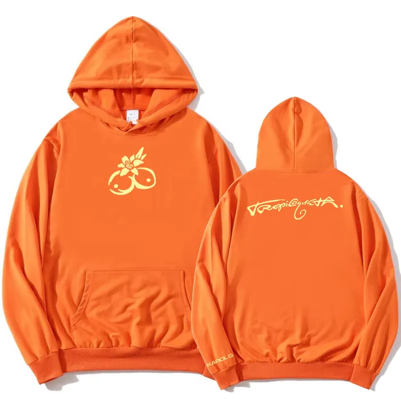 

KAROL G Tropicoqueta Hoodies Singer Album Graphic Printing Sweatshirts Women Men Clothing Long Sleeve Casual Female Sudaderas