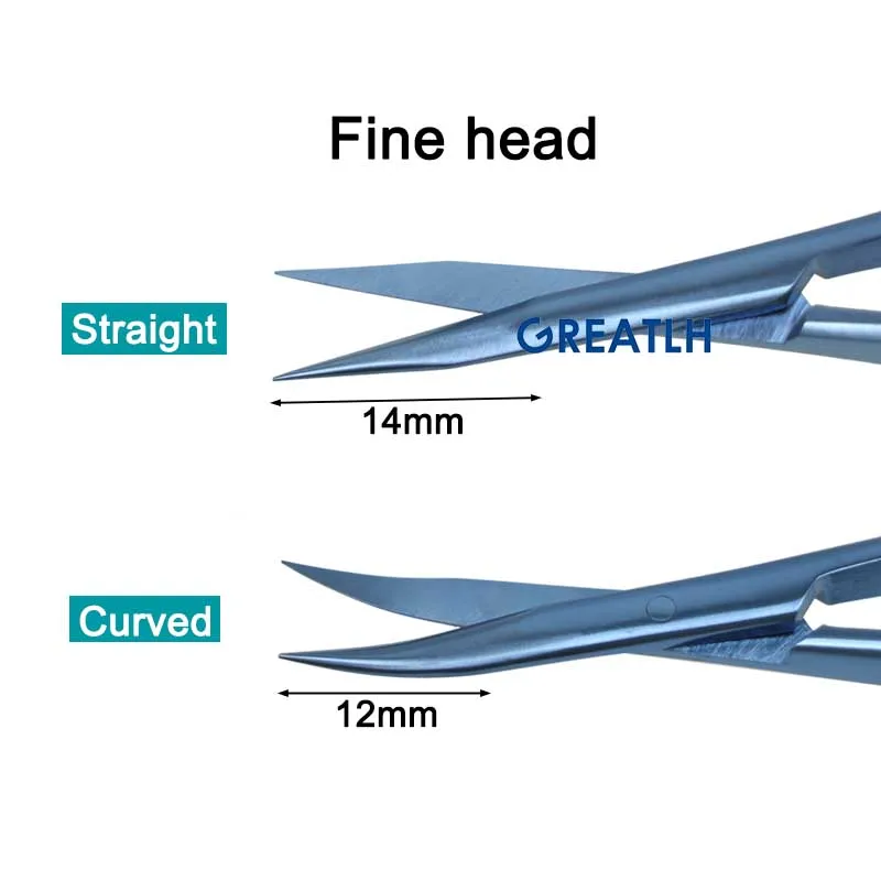 Titanium Alloy Westcott Tenotomy Scissor Tissue Scissors Ophthalmic Scissors Eyelid Tools Ophthalmic Instrument