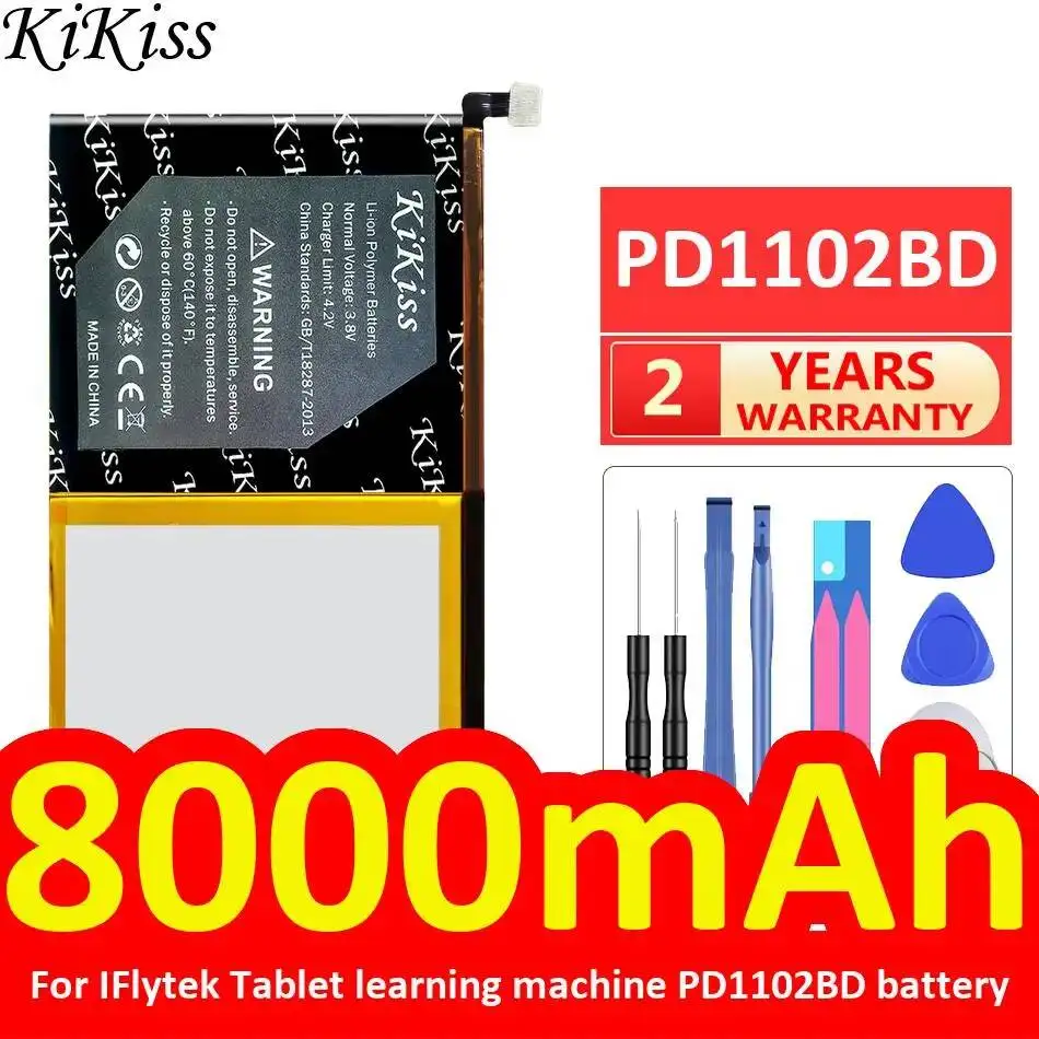 8000mAh Reliable Power High-Capacity For Iflytek Tablet Learning Machine PD1102BD Battery Tablet Battery