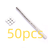 50Piece Super Powerful Magnets Strong Disc Magnets for Fridge, DIY, Building, Scientific, Craft, Education