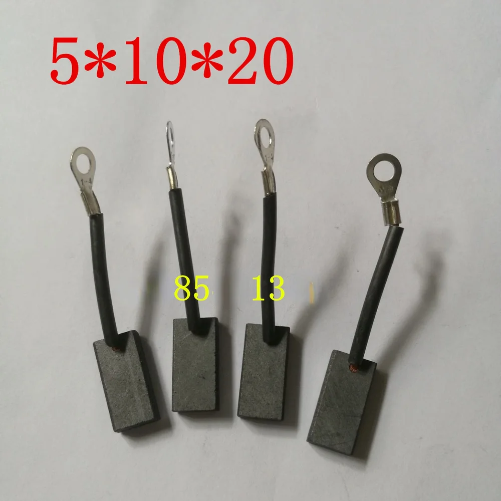 4PCS Power Tools Motor Carbon Brush 5*10*20mm 5*10*12mm