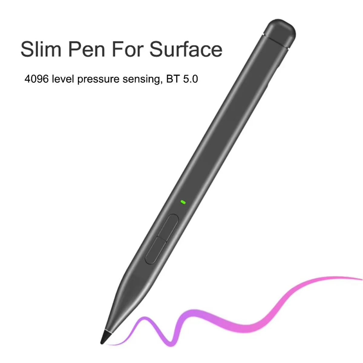 Supernew  Slim Pen 2 for Surface Pro 10 4096 Palm Rejection Ink Stylus Pencil for Surface Pro 11 Laptop Studio 2 Duo 2 ASUS/HP