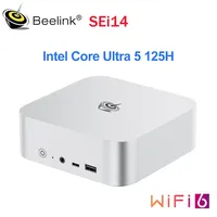 New Beelink SEi14 AI PCIntel Core Ultra 5 125H 32GB DDR5 RAM 1TB M.2 NVMe SSD Type C 2.5Gbps BT5.2 Gaming PC VS SER8 Mini PC