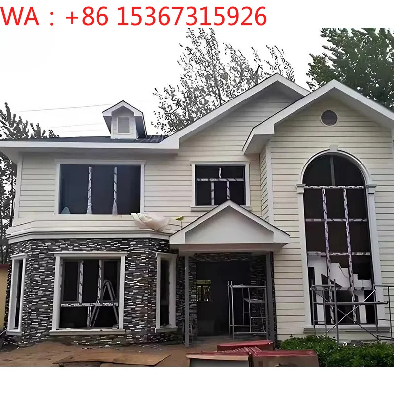 Custom Prefabricated Light Steel Container Villa Camping  Residential House