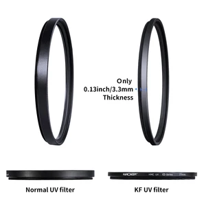 K&FコンセプトMC UV保護フィルターウルトラスリムマルチコーティングHD 37mm 43mm 46mm 49mm 52mm 55mm 58mm 62mm 67mm 72mm 77mm 82mm 6ベストセールスギャラクシーKズーム-6