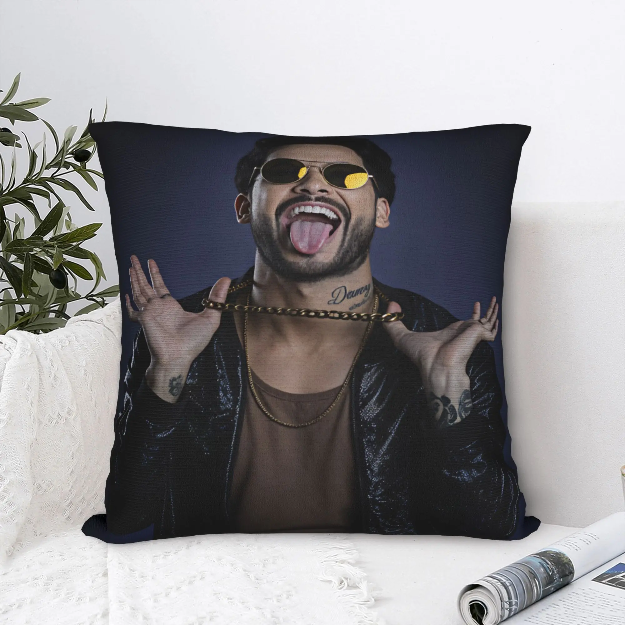 C-Charly Flow Pillow Case  Retro Trendy Pillow Cover Soft Pillowcases For Sofa Home Decor