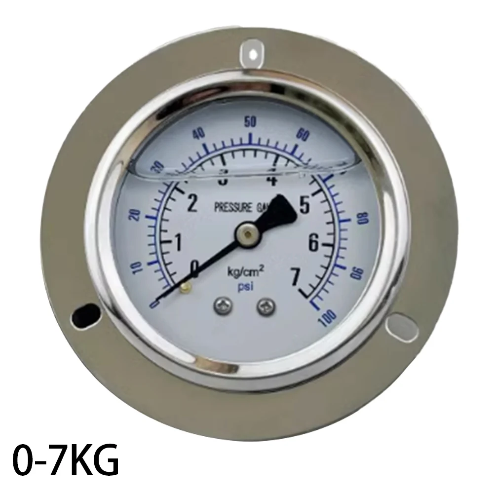 Hydraulic Pressure Gauge Axial Edge Gauge Industrial Measurement Measurement Tool User-friendly Operation Hydraulic