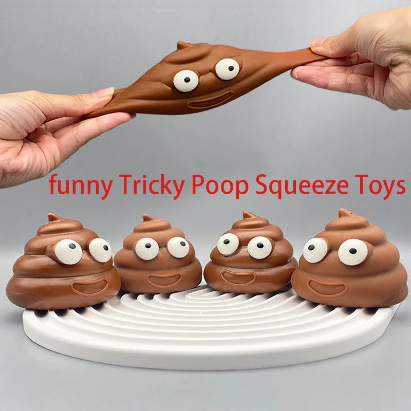 New Funny Gifts Squishy Simulate Poop Squeeze Toy Slow Rebound Vent Ball Kids Adult Toy Trick Gift Creative Decompression Toy