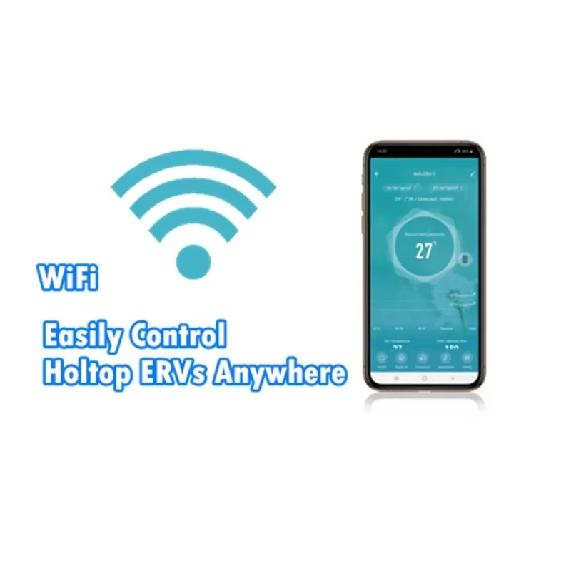 Hospital Purification Energy Heat Recovery Ventilation With Wifi App Control