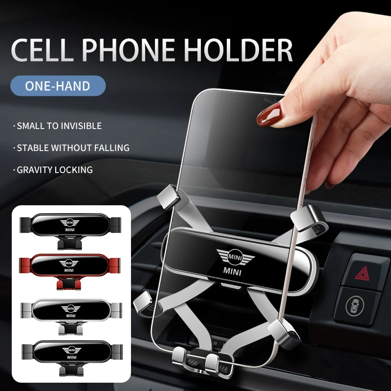 Car Phone Holder Upgrade Universal Holder  with Hook Clip For MINI Cooper JCW WORKS R55 R56 F55 F56 R57 R58 R59 R60 R50 