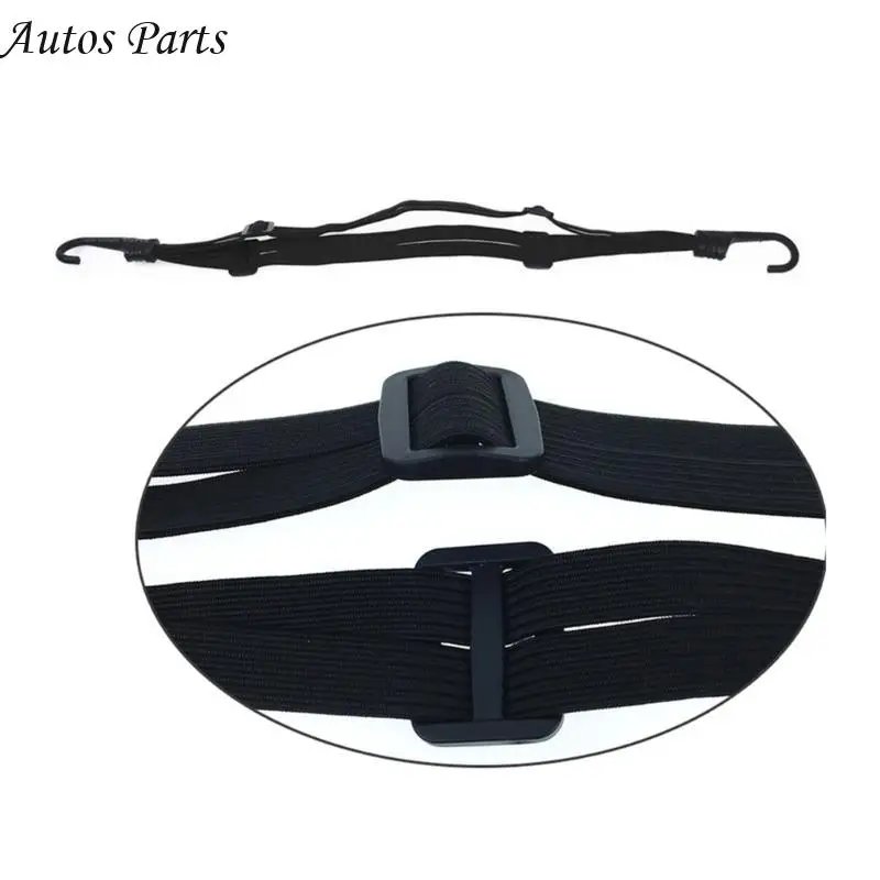 Sangle bagage élastique 57BA avec crochets, corde bagage réglable 60 à 170cm pour le cyclisme