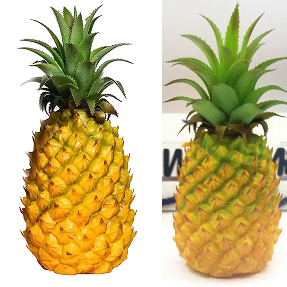 Features Artificial Pineapple Convenience Lifelike Appearance Perfect Realistic Design Beautiful Pineapple Decor