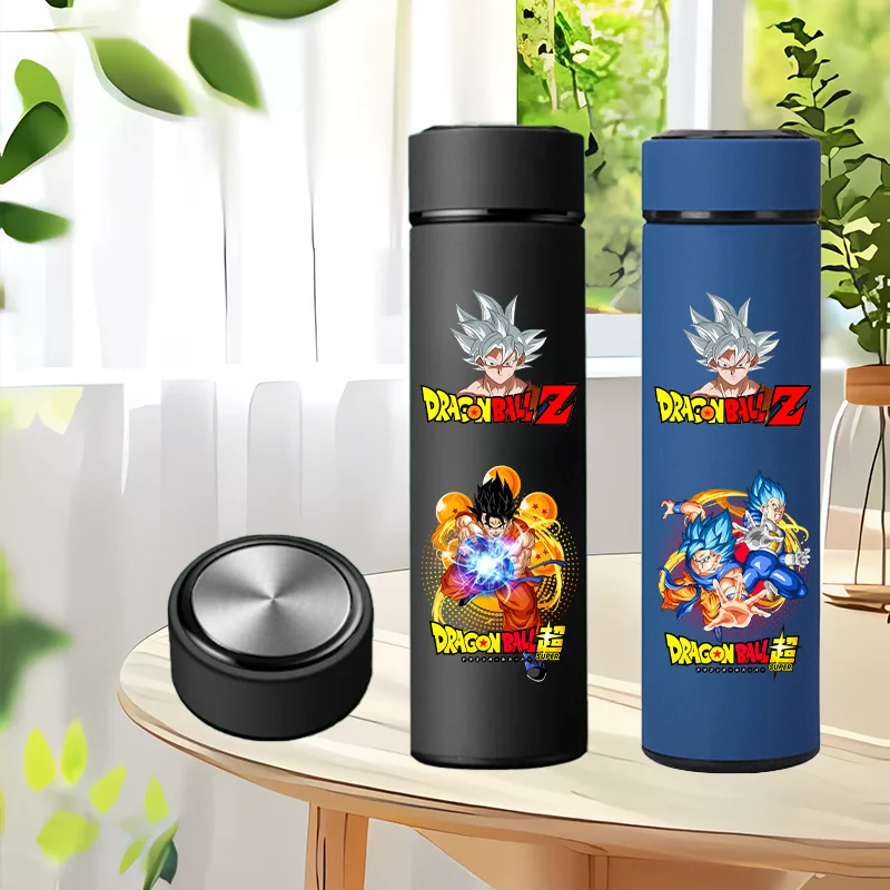 Dragon Ball 304 Stainle Steel Cup Vegeta IV 500ML Thermos Water Bottle Adult Frosted Cup Goku Saiyan Portable Travel Bottle Gift - Detail 1