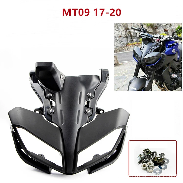 Tracer MT09 FZ09 2017/2018/2019/2020 street motorcycles parts Black Carbon ABS injection Headlight Head lamp assembly with Frame