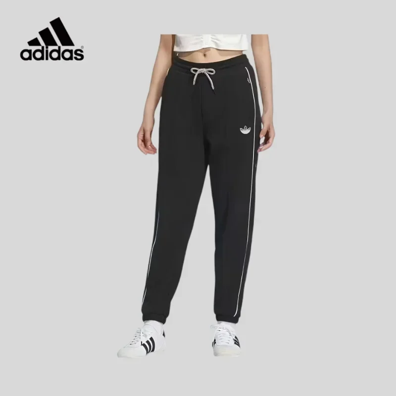 Adidas Clover Women's Pants, Casual, Simple and Fashionable Versatile Mid-waist Closed Trousers JZ4383