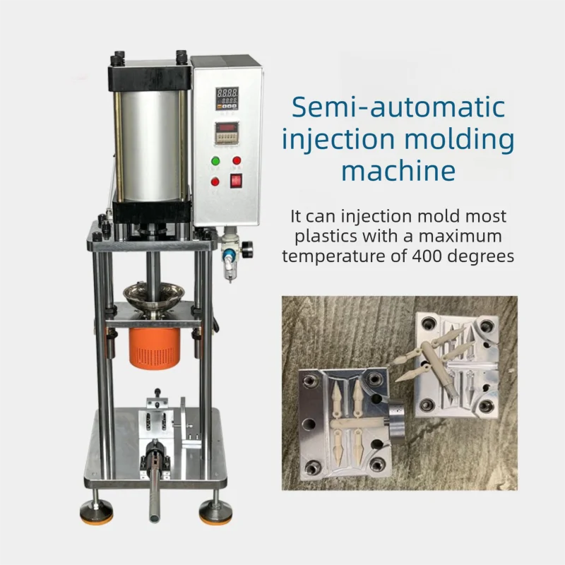 Ztem20g 40g 60g 100g Vertical Injection Molding Machine Desktop Polymer Plastic Injection Molding Machine ABS PE Molding Machine