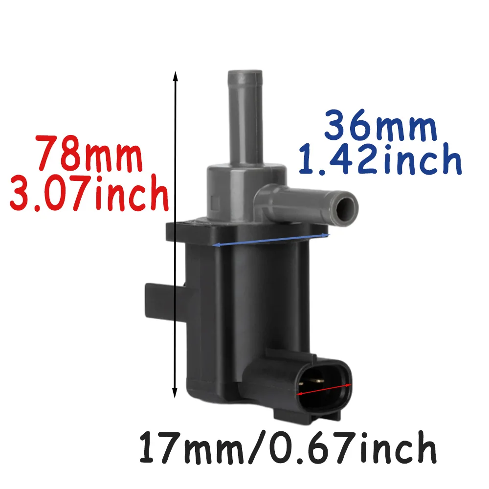 Электромагнитный вакуумный паровой клапан EVAP для Pontiac Vibe Lexus Scion Toyota Camry Sienna 1362002771 , 2М1253, 73-11089, 84818-09015