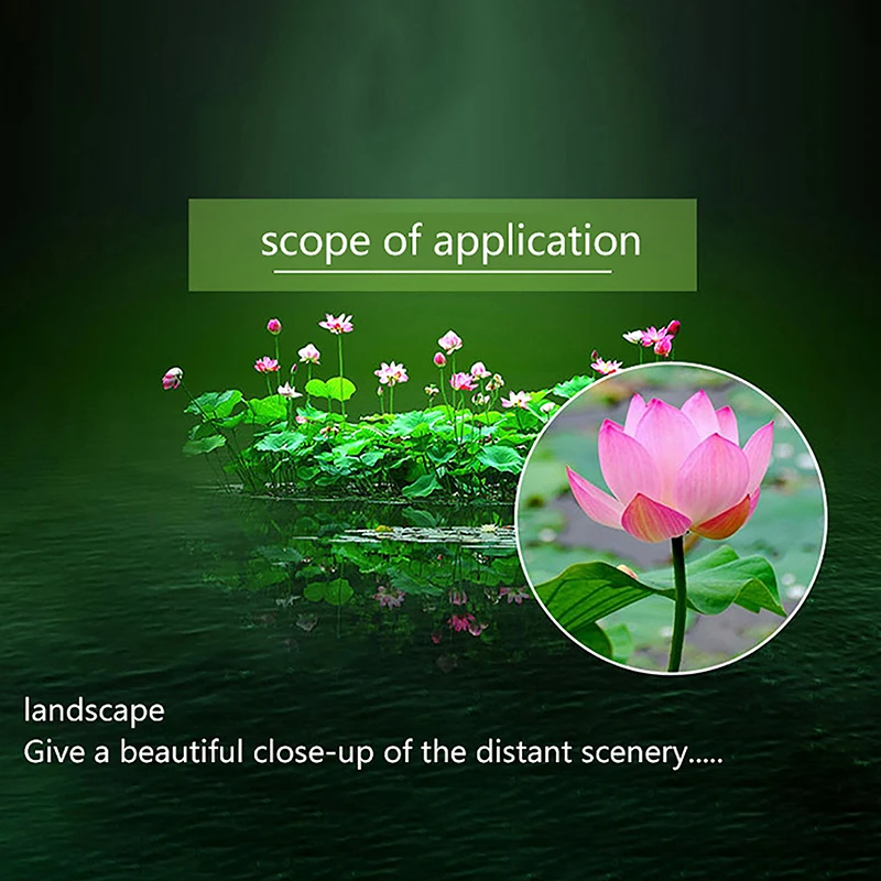 Téléphone Télescope Téléobjectif Zoom Objectif Monoculaire Mobile Téléphone Caméra Objectif Pour Smartphones Lente Para Celular-B2