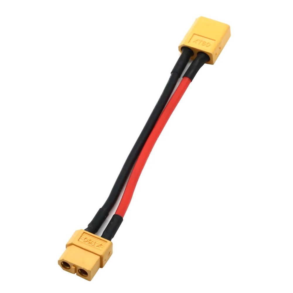 XT60 1 bis 2 1 bis 3 Parallelbatterieanschluss Stecker/Buchse Kabel Dual Extension Y Splitter Silikondraht 14AWG für RC Batterie ESC – Detail 3