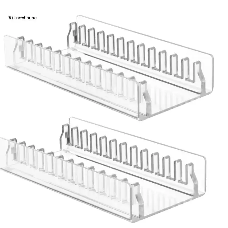

2 Pieces Game Card Holder Stand Spacious and Sturdy Home Accessory Portable for Organizing Household Use Cards Dropship